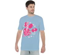 Pink Panther Walk All Over Unisex T Shirt, Light Blue, X-Large