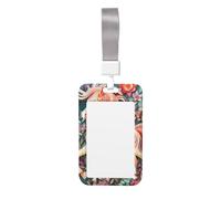 Pink Paper Cut Unicorn Card Badge Holder. Durable Abs Material, Clear Id Display, Suitable for Office, Event, Meeting, Easy Identification.