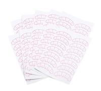 Pink Paper Eyelash Practice Stickers 10 Sheets for Lash Mapping