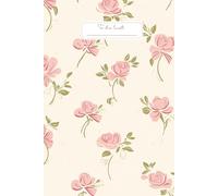 Pink Pastel Floral To Do List: A charming floral to-do list notebook featuring delicate pink roses and greenery on a soft beige background.