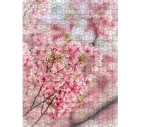 Pink Peach Blossom Jigsaw Puzzle 2000 Piece, Puzzles for Adults 2000, The Impossible Challenge, Jigsaw Puzzle Games Classic Educational, Wooden Puzzles, for Home Wall Decoration Gift FNKL1-330