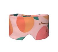 Pink Peach Pattern Seamless Pattern Print Soft Eye and Ear Muffs for Adults Sleeping Protection Cover for Travel Nap Relief