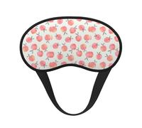 Pink Peach Sleep Mask for Side Sleeper, Eye Mask Sleeping for Women Men,for Sleeping with Elastic Band