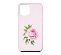 Pink Peony Bloom Botanical Flower Watercolor Nature Design Case for iPhone 12/12 Pro