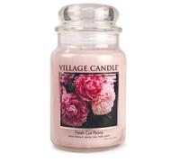Pink Peony Candle Large Jar Village Candle Floral Home Fragrance Rose Scented