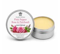 Pink Pepper Rose & Patchouli | Natural Solid Perfume | Fragrance Balm 15ml | Scent | Cruelty-Free | Alcohol-Free | PPG | Handmade In UK