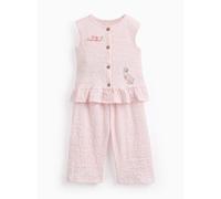 Pink Peter Rabbit Textured Top & Trousers Set Up to 3 mths