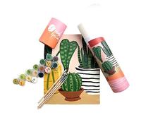 Pink Picasso Mid Century Modern Paint by Numbers Kits, 8x10 (Keep Growing) - As Seen on Shark Tank