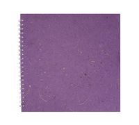 Pink Pig 11x11 Square Posh Banana Pig White Paper Sketchbook - Amethyst