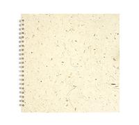 Pink Pig 11x11 Square Posh Banana Pig White Paper Sketchbook - Natural