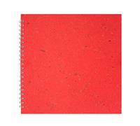 Pink Pig 11x11 Square Posh Banana Pig White Paper Sketchbook - Ruby