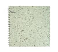 Pink Pig 11x11 Square Posh Banana Pig White Paper Sketchbook - Sea Grey
