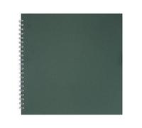 Pink Pig 11x11 Square Posh Eco Pig White Paper Sketchbook - Green