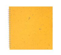 Pink Pig 11x11 Square Sketchbook | White Cartridge, 35 Leaves | Amber