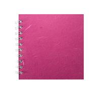 Pink Pig 6x6 Posh Silk Pig White Paper Sketchbook - Bright Pink