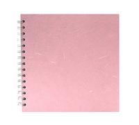 Pink Pig 8x8 Square Sketchbook | White Cartridge, 35 Leaves | Pale Pink