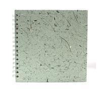 Pink Pig 8x8 Square Sketchbook | White Cartridge, 35 Leaves | Sea Grey
