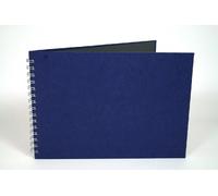 Pink Pig A3 Landscape Posh Silk Pig Sketch Book - Royal Blue