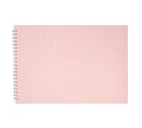 Pink Pig A3 Landscape Sketchbook | White Cartridge, 35 Leaves | Pale Pink