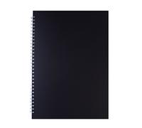 Pink Pig A3 Portrait Display Book | 270gsm Black Card, 25 Leaves | Economy Black