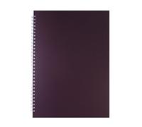 Pink Pig A3 Portrait Sketchbook | White Cartridge, 35 Leaves | Economy Aubergine