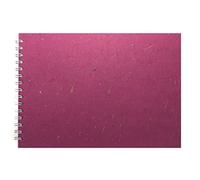 Pink Pig A4 Landscape Posh Banana Pig Sketch Book - Berry