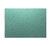 Pink Pig A4 Landscape Sketchbook | White Cartridge, 35 Leaves | Turquoise