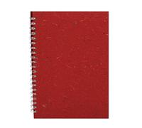 Pink Pig A4 Portrait Sketchbook | White Cartridge, 35 Leaves | Burgundy