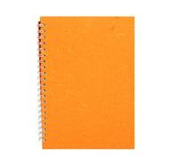 Pink Pig A4 Portrait Sketchbook | White Cartridge, 35 Leaves | Orange