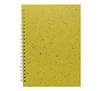 Pink Pig A4 Portrait Sketchbook | White Cartridge, 35 Leaves | Wild Yellow