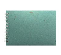 Pink Pig A5 Landscape Posh Banana Pig Sketch Book - Turquoise