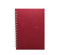 Pink Pig A5 Portrait Sketchbook | White Cartridge, 35 Leaves | Burgundy