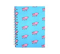 Pink Pig A5 Portrait Sketchbook | White Cartridge, 35 Leaves | Duck Blue