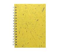 Pink Pig A5 Portrait Sketchbook | White Cartridge, 35 Leaves | Wild Yellow