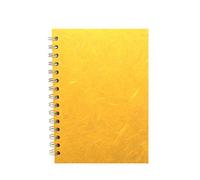 Pink Pig A5 Portrait Sketchbook | White Cartridge, 35 Leaves | Yellow
