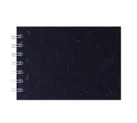 Pink Pig A6 Landscape Posh Banana Pig Sketch Book - Ebony
