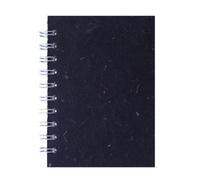 Pink Pig A6 Portrait Posh Banana Pig White Paper Sketchbook - Ebony