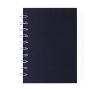 Pink Pig A6 Portrait Posh Eco Pig White Paper Sketchbook - Black