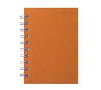 Pink Pig A6 Portrait Posh Silk Pig White Paper Sketchbook - Orange