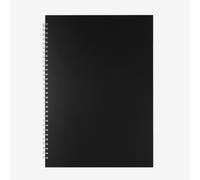 Pink Pig : Sketchbook : 150gsm : A3 : Black Cover : Portrait