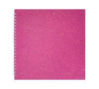 Pink Pig Square 11x11 inch Posh Banana Off White Paper Sketchbook - Berry