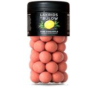 Pink Pineapple Lakrids by Bulow - Chocolate Coated Black Liquorice