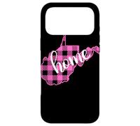 Pink Plaid West Virginia Home Graphic Design Case for iPhone 17 Pro Max