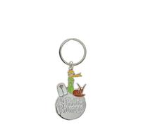 Pink Planet Fox Metal Keyring - The Little Prince