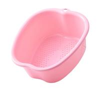 Pink Plastic Foot Soak Bucket for Home Use and Foot Massage | Leak-proof Design, Stable Build, Suitable for Friends and Parents, for Wash Sessions at Foot Massage Shops