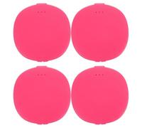 Pink Plastic Menstrual Disc Storage Box 4pcs for Travel and Purse | Keeps Personal Items Clean, Sleek Modern Look, Fits Backpacks, Luggage Packing, On-the-go Use