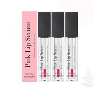Pink Plumping Lip Gloss, Tinted Lip Balm with Non Sticky Hydrating Formulated, Long Lasting Glossy Lip Stain, Volumizing and Nourishing Care sensual plumped formulated Softens Smooths Lips (3PCS)