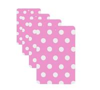 Pink Polka Dots Car Air Freshener Cards for Women Men 4 Pack Cute Car Accessories Long Lasting Scent Car Diffuser Hanging Auto Aromatherapy Tablets Car Fresheners Gifts