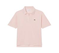 Pink Polo Shirt Asymmetric Style - female - Lacoste - Polo Shirts - Pink - L - Tops L