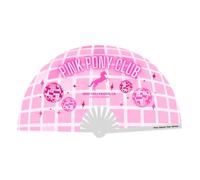Pink Pony Club Hand Clack Fan, Bamboo Fan, Party Fan